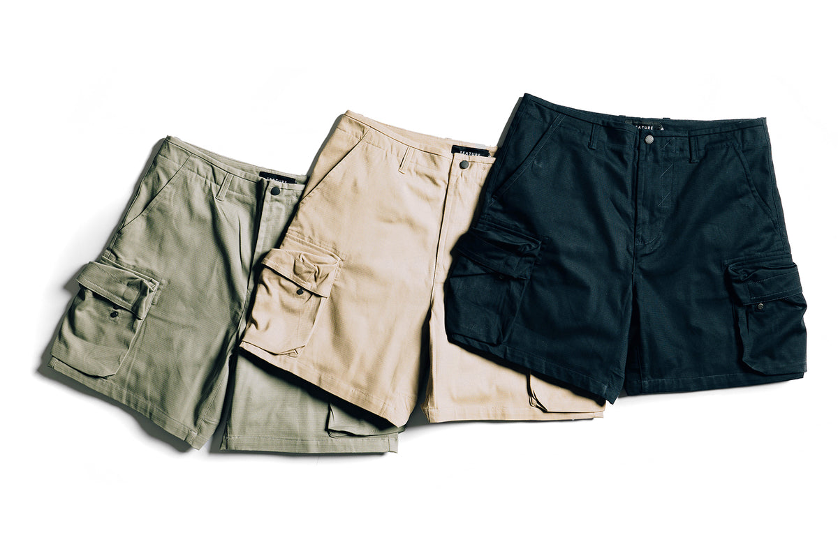 New Colors: Hockney Cargo Shorts