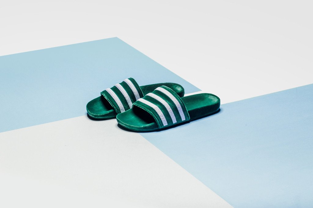 Adidas Originals Adilette "Velvet Green" Available Now