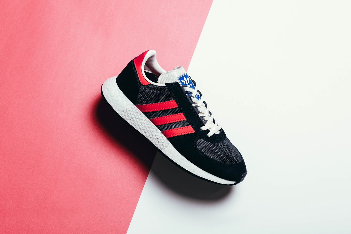 Adidas Originals Marathon Tech "Carbon/Shock Red" Available Now