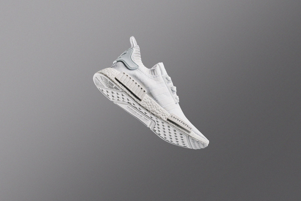 Adidas Originals NMD_R1 Primeknit 'Japan' In Triple White Available Now