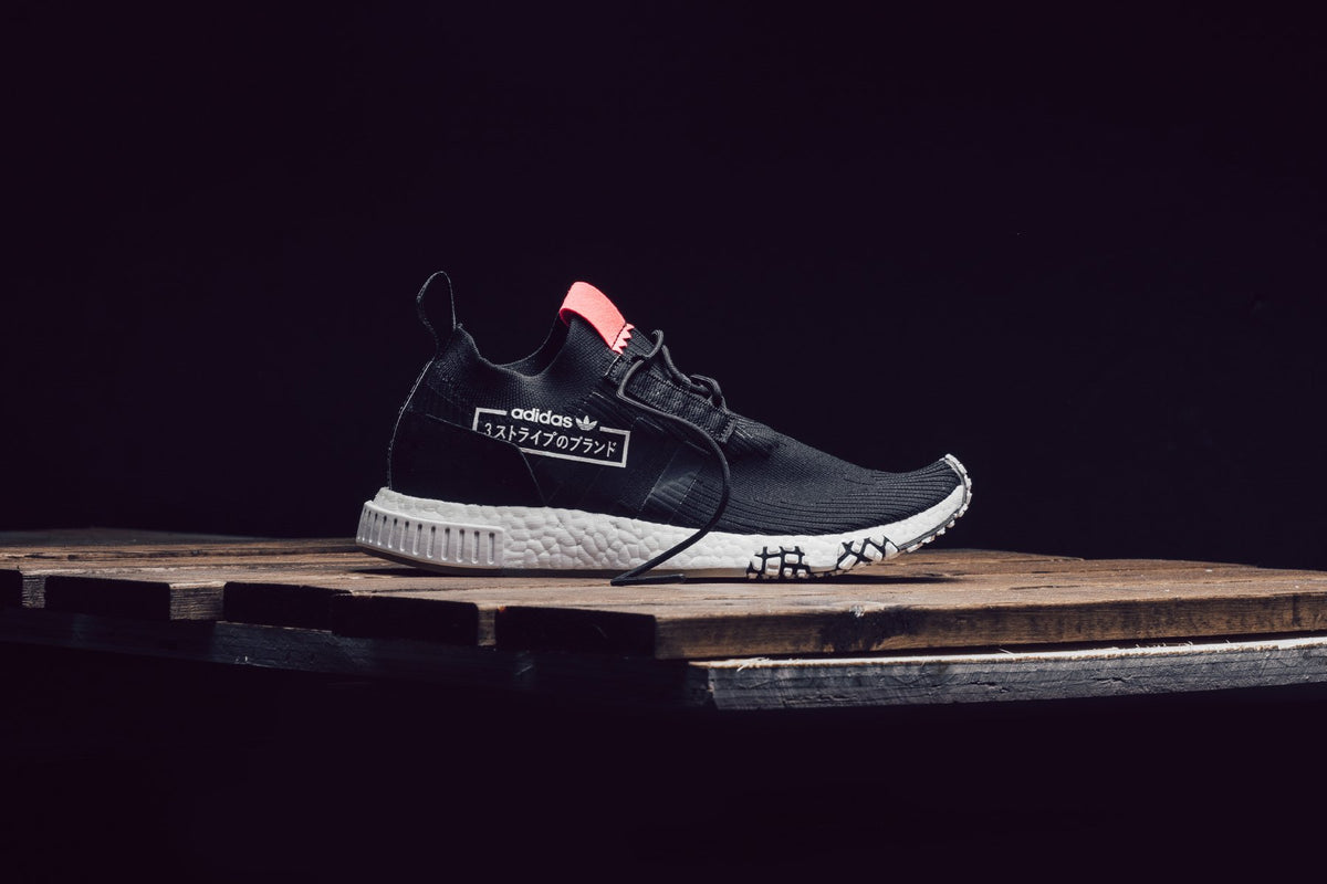 Adidas Originals NMD_Racer PK "Core Black/Core Black/Red" Available Now