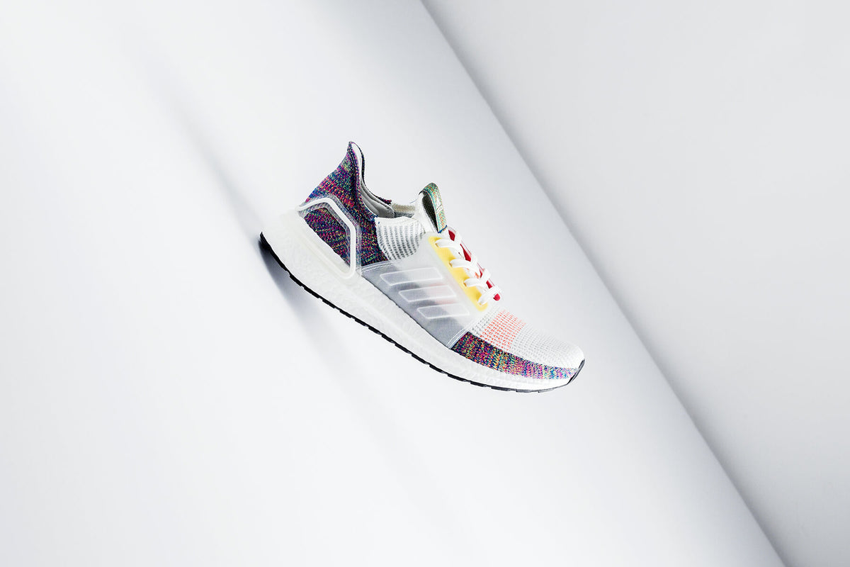 Adidas Originals Ultraboost '19 'Pride' "Cloud White/Scarlet/Bold Yellow" Available Now