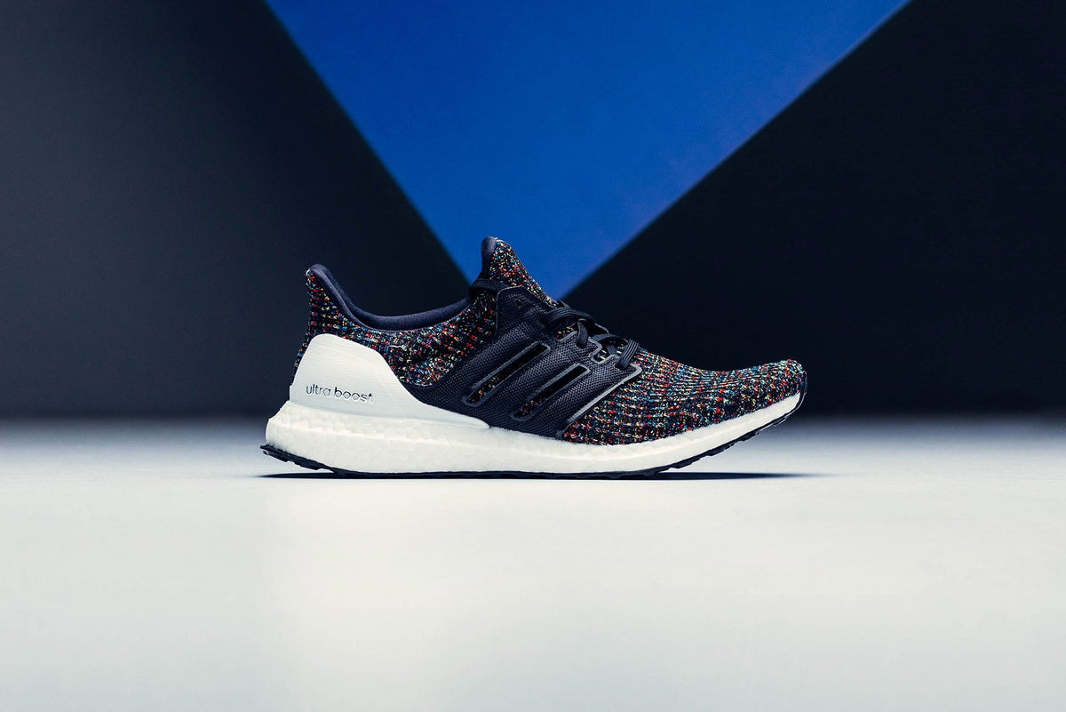 Adidas Originals Ultraboost 4.0 'Multi' "Black/Black/Red" Available Now