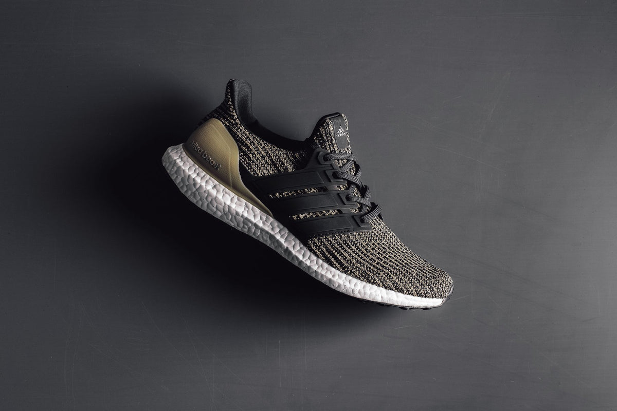 Adidas Originals Ultraboost 4.0 "Core Black/Raw Gold" Available Now