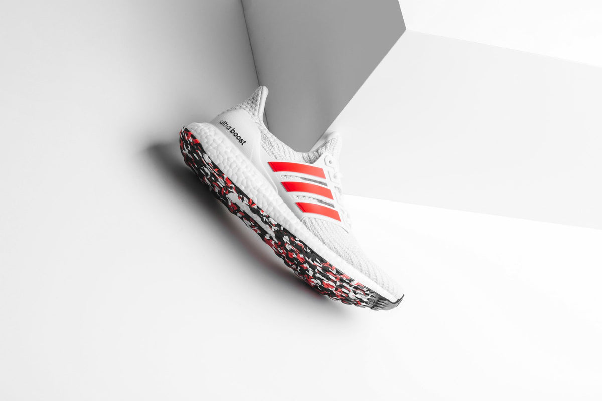 Adidas Originals Ultraboost 4.0 "White/Action Red" Available Now