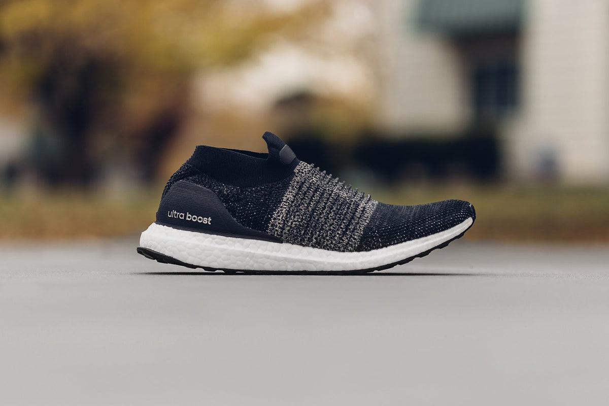 Adidas Originals Ultraboost Laceless in Legend Ink/Raw Gold Available Now