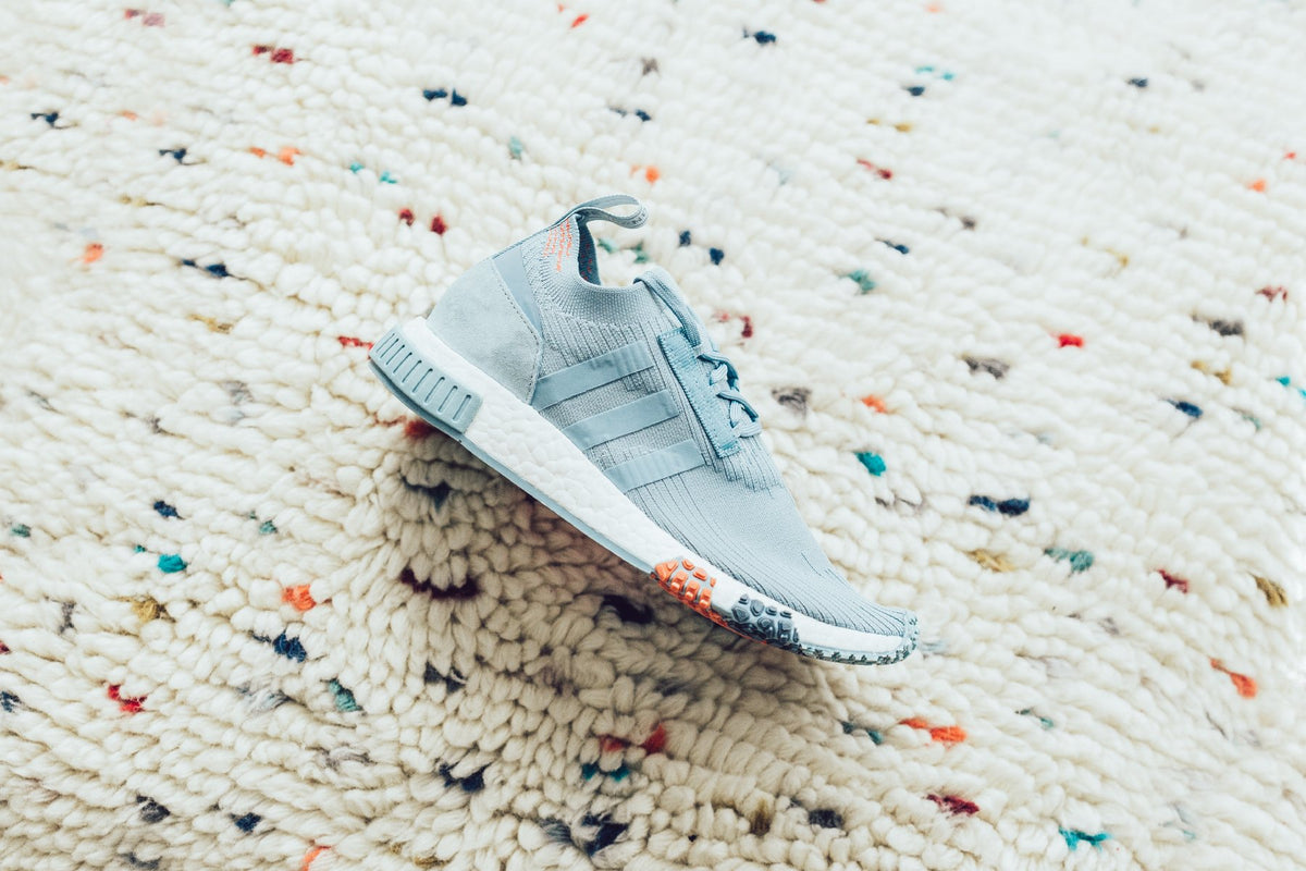 Adidas Women's NMD_Racer Primeknit "Ash Grey/Blue Tint" Available Now