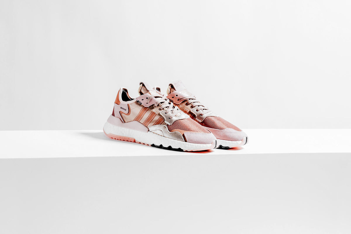 Adidas Originals Women's Nite Jogger "Rose Gold Metallic/Vapour Pink/Core Black" Available Now