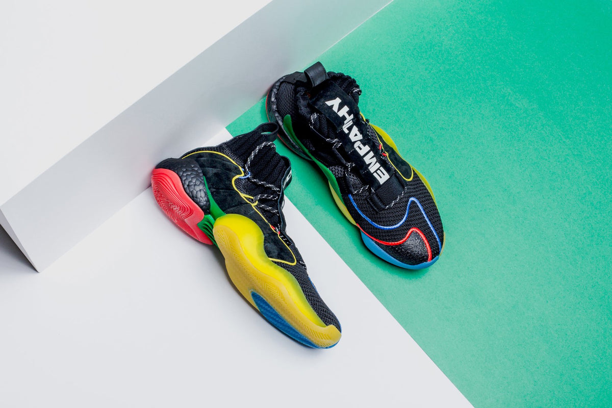 Adidas Originals x Pharrell Williams Crazy BYW LVL X "Core Black/Green" Available Now