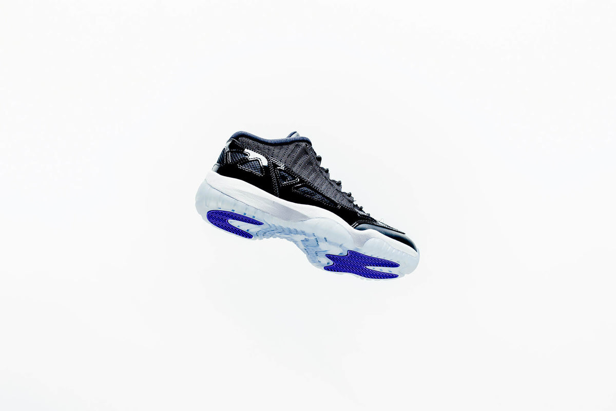 Air Jordan 11 Retro Low IE "Black/Concord/White" Available Now