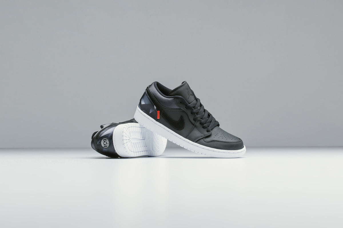 Air Jordan 1 Low Paris Saint-Germain "Black/Dark Grey/Infrared 23" Coming Soon