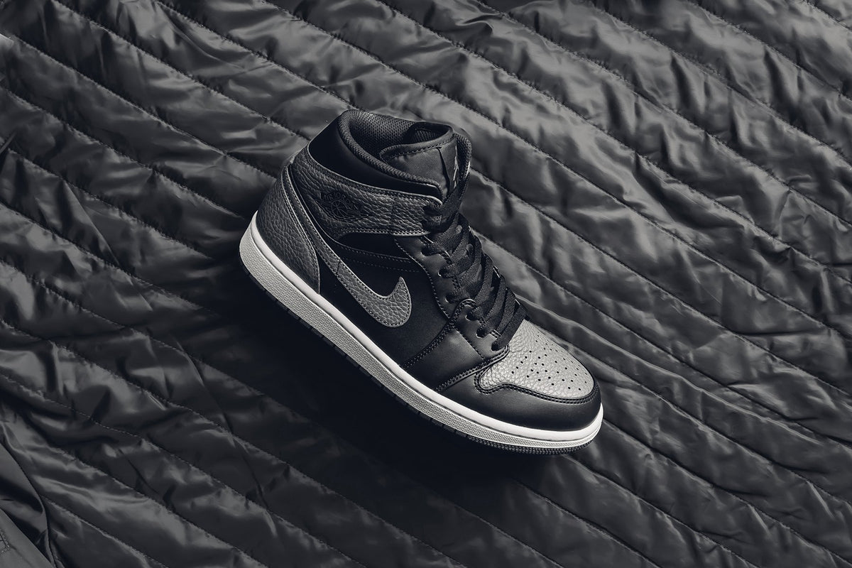 Air Jordan 1 Mid "Black/Dark Grey/Summit White" Available Now