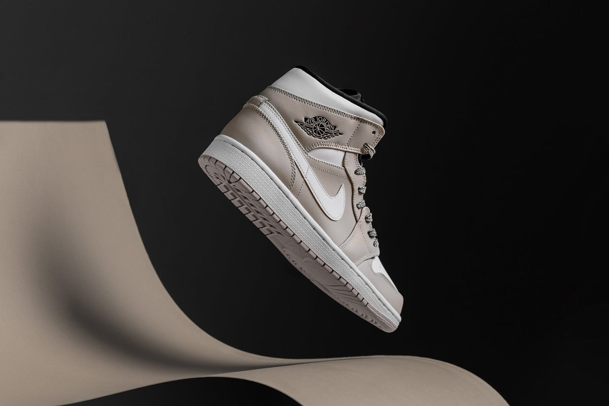 Jordan 1 Mid "Desert Sand" Available Now