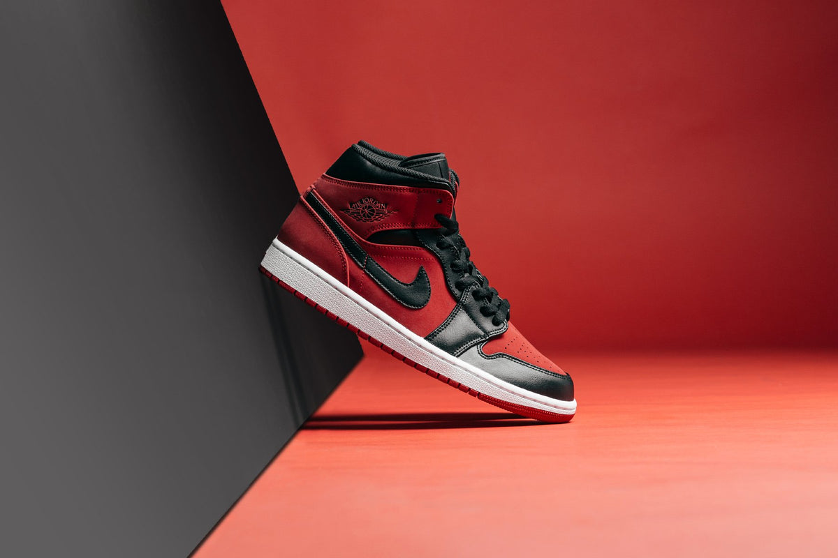 Air Jordan 1 Mid "Gym Red/Black" Available Now