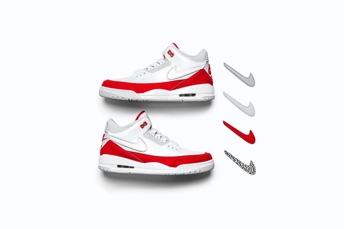 Air Jordan 3 Retro Tinker SP "White/University Red/Neutral Grey" Available Now