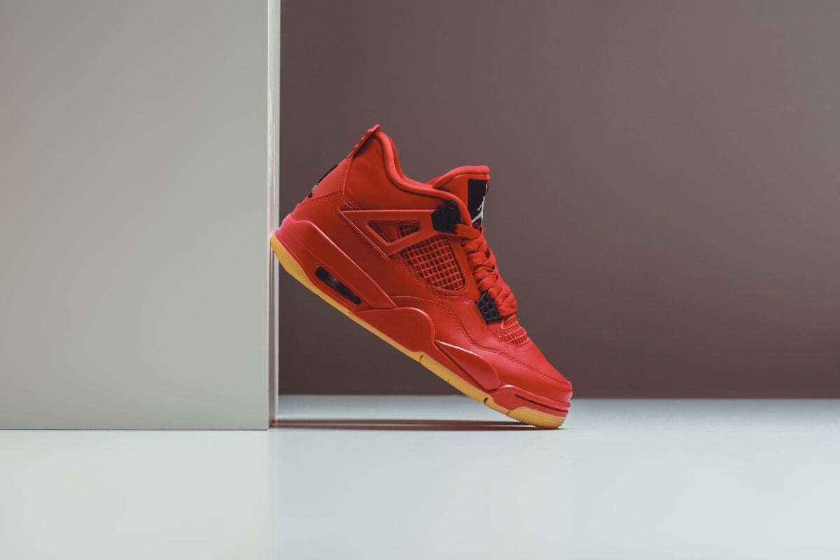 Air Jordan 4 Retro NRG Women's "Fire Red/Summit White" Available Now