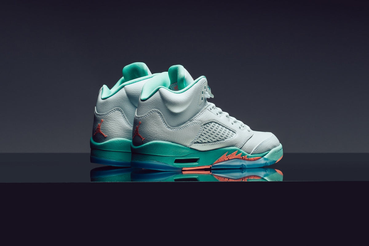 Air Jordan Retro 5 "Crimson Pulse/Light Aqua" Coming Soon
