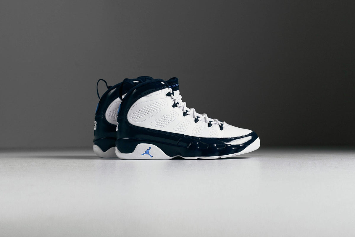 Air Jordan 9 Retro "White/University Blue/Midnight Navy" Coming Soon