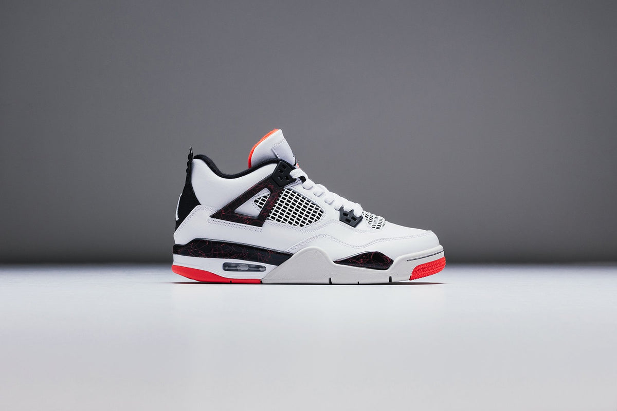 Air Jordan 4 Retro Youth "White/Bright Crimson" Coming Soon
