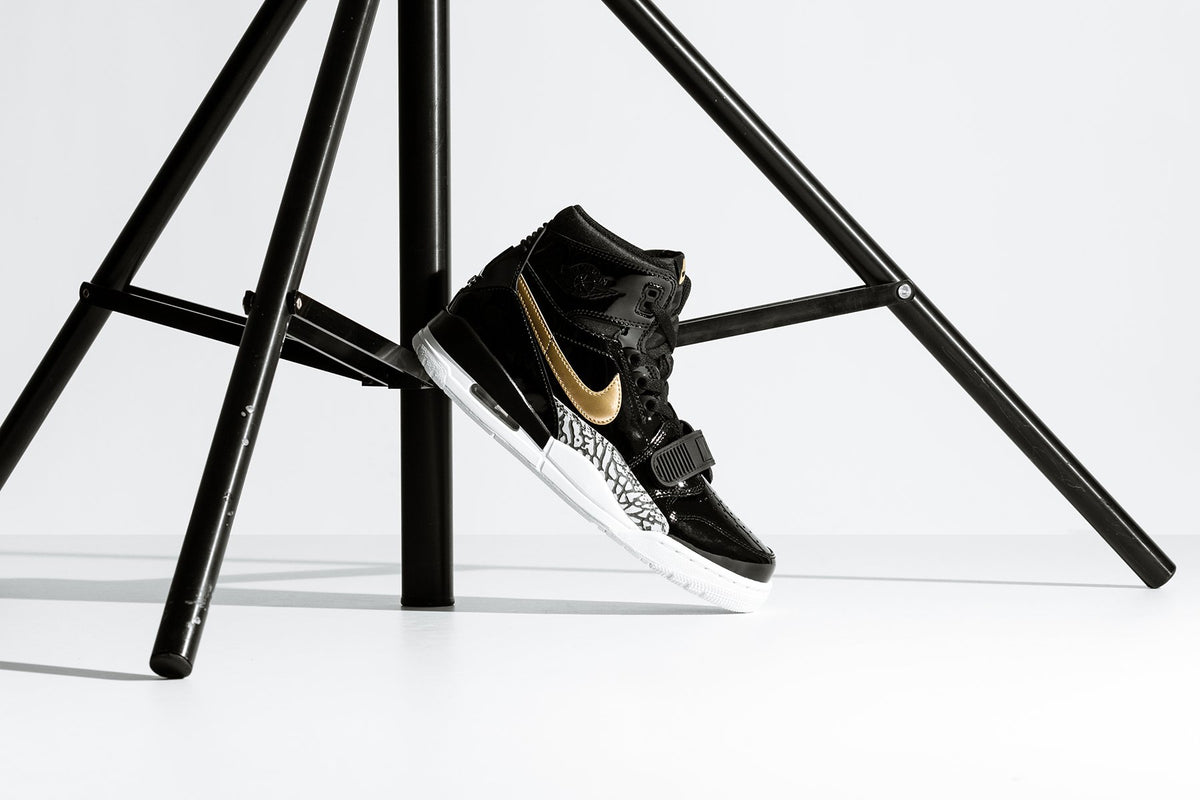 Air Jordan Legacy 312 "Black/Metallic Gold" Available Now