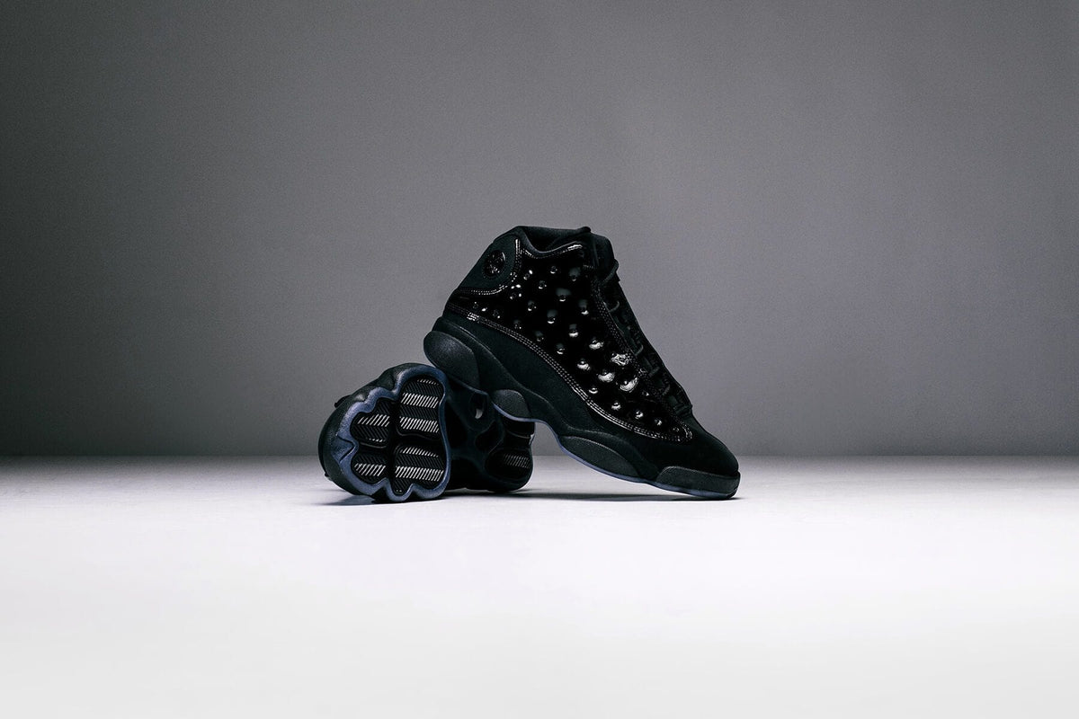 Air Jordan Retro 13 'Cap and Gown' "Black/Black" Coming Soon