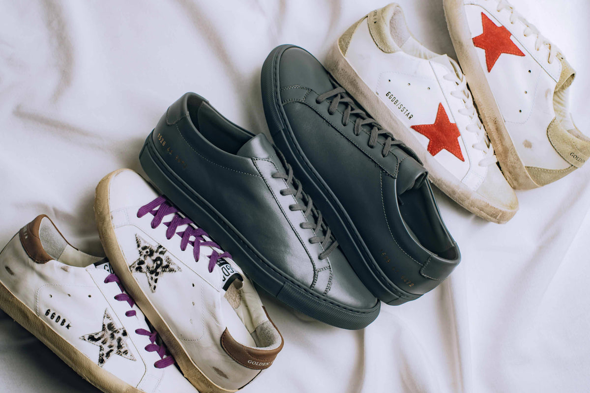 Elevated Footwear from Golden Goose + Common Projects