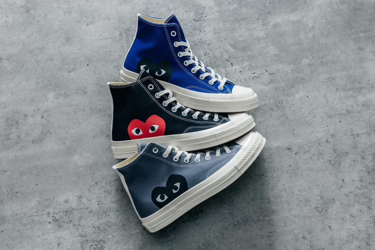 RESTOCKED: Converse x Comme des Garçons PLAY