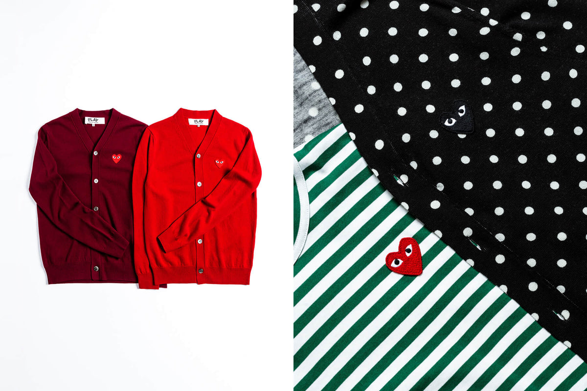 Comme Des Garcons Play Delivery Available Now