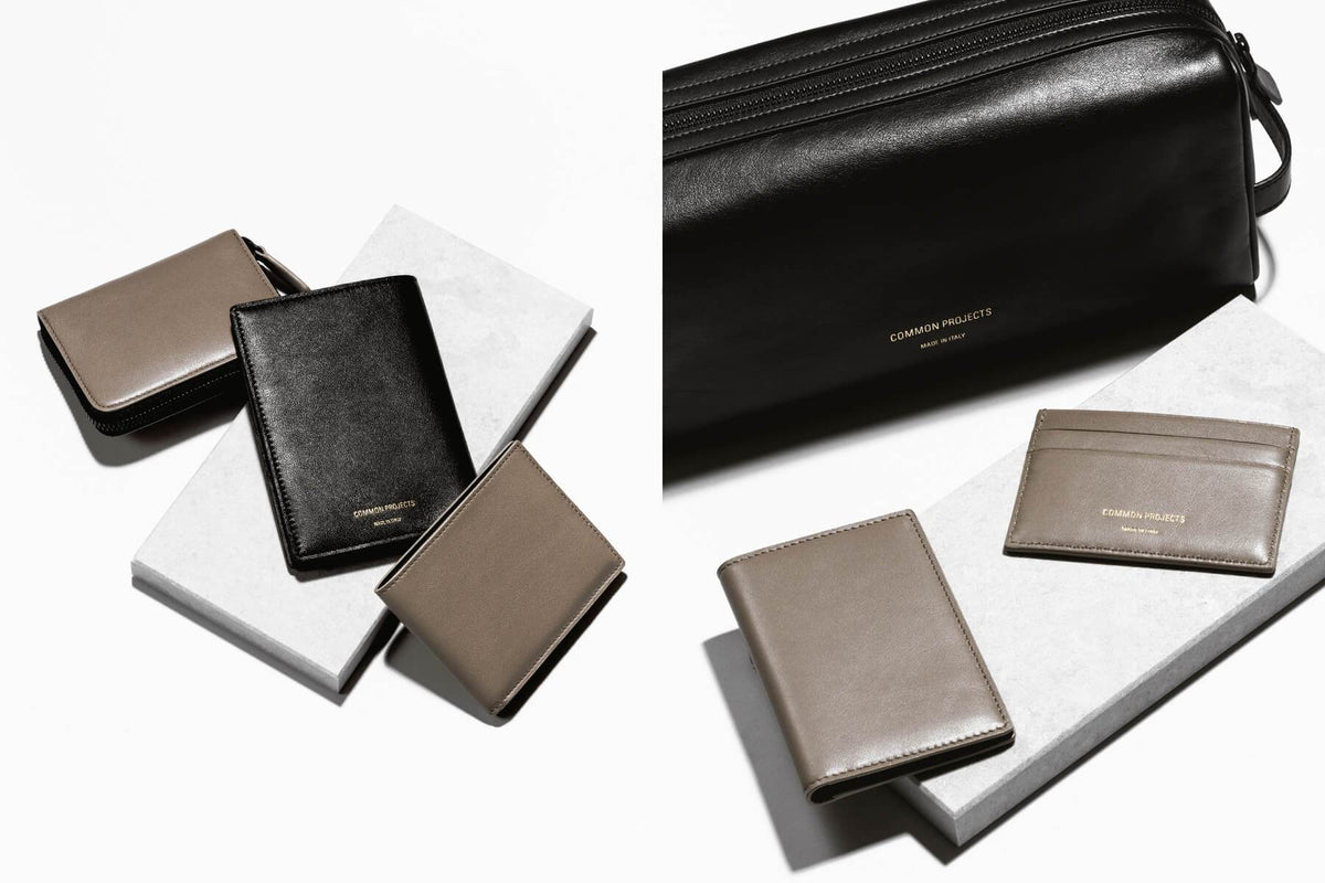 Common Projects Soft Leather Accessories Available Now