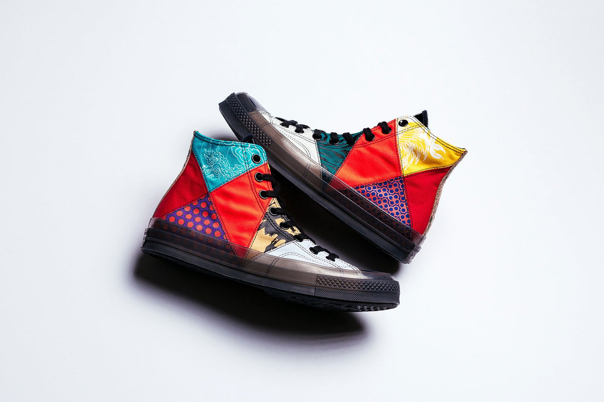 Converse Chuck 70's Patchwork Hi "Bright Crimson" Available Now