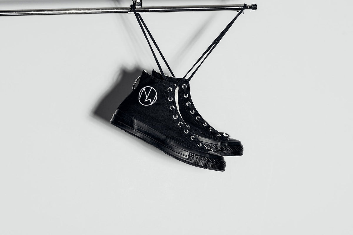 Converse x Undercover Chuck 70 Hi "Black/Black/Natural"