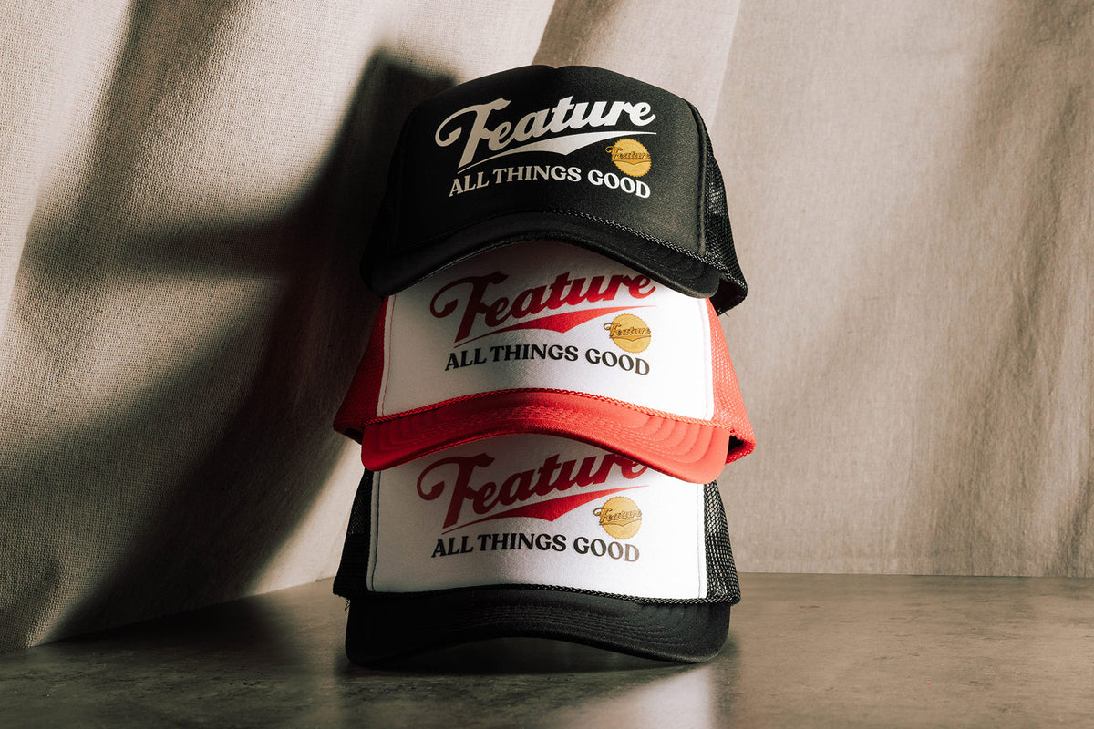 RESTOCKED: Feature Draft Trucker Hats