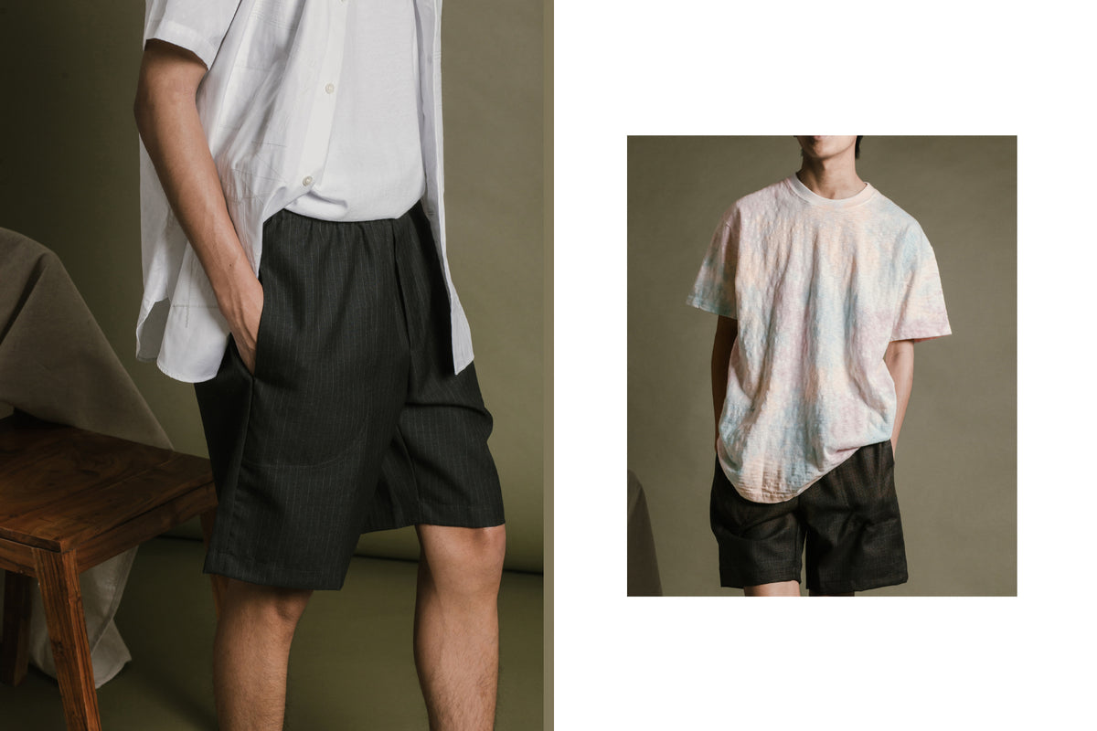 Our latest Ready-To-Wear Pieces, Japanese Wool Field Short + Proto Tee