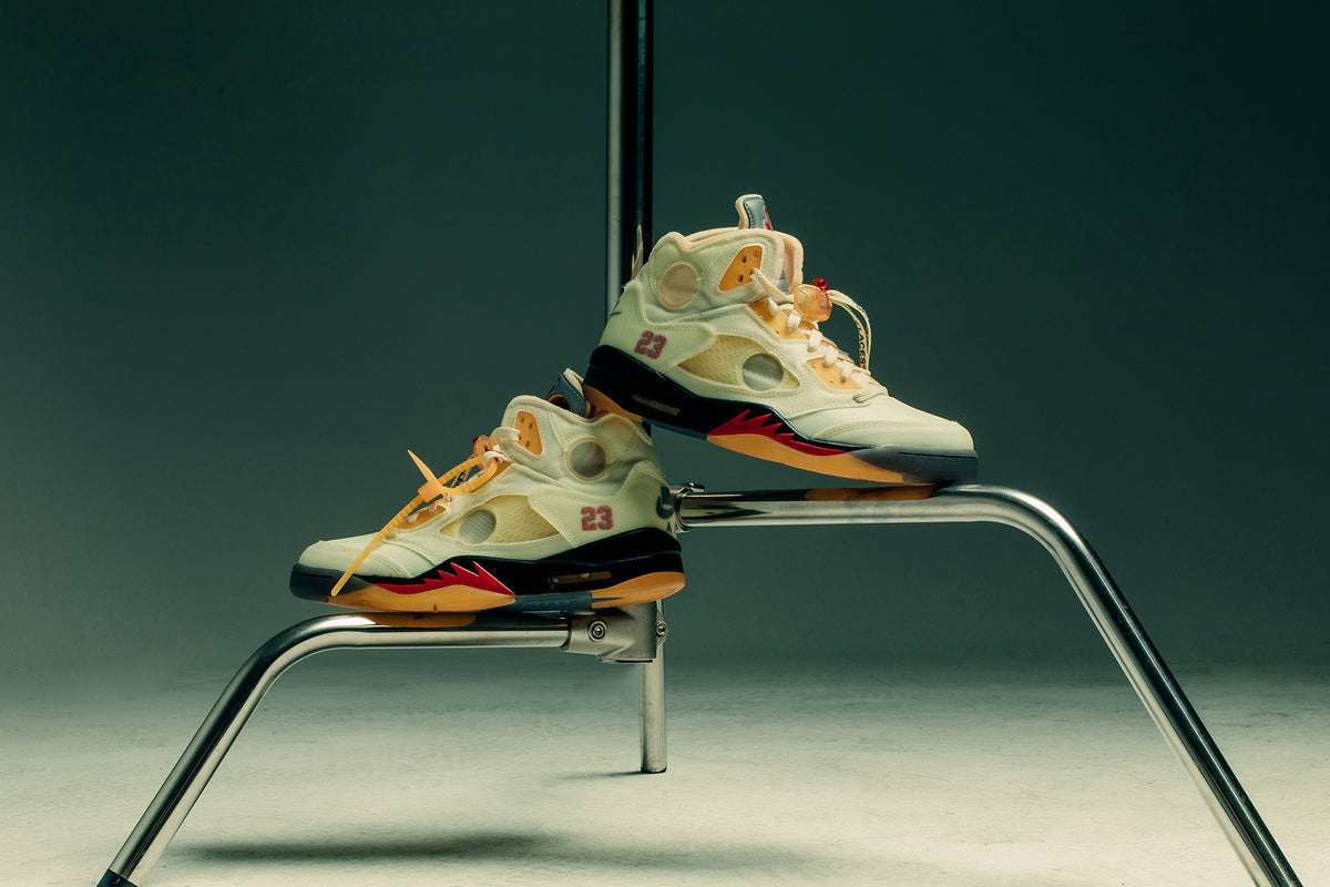 Off-White x Air Jordan 5 Retro ‘Sail’ Release 10/29