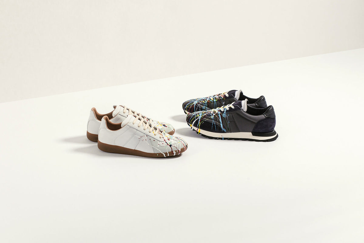 Maison Margiela Paint Drop Footwear Collection Available Now