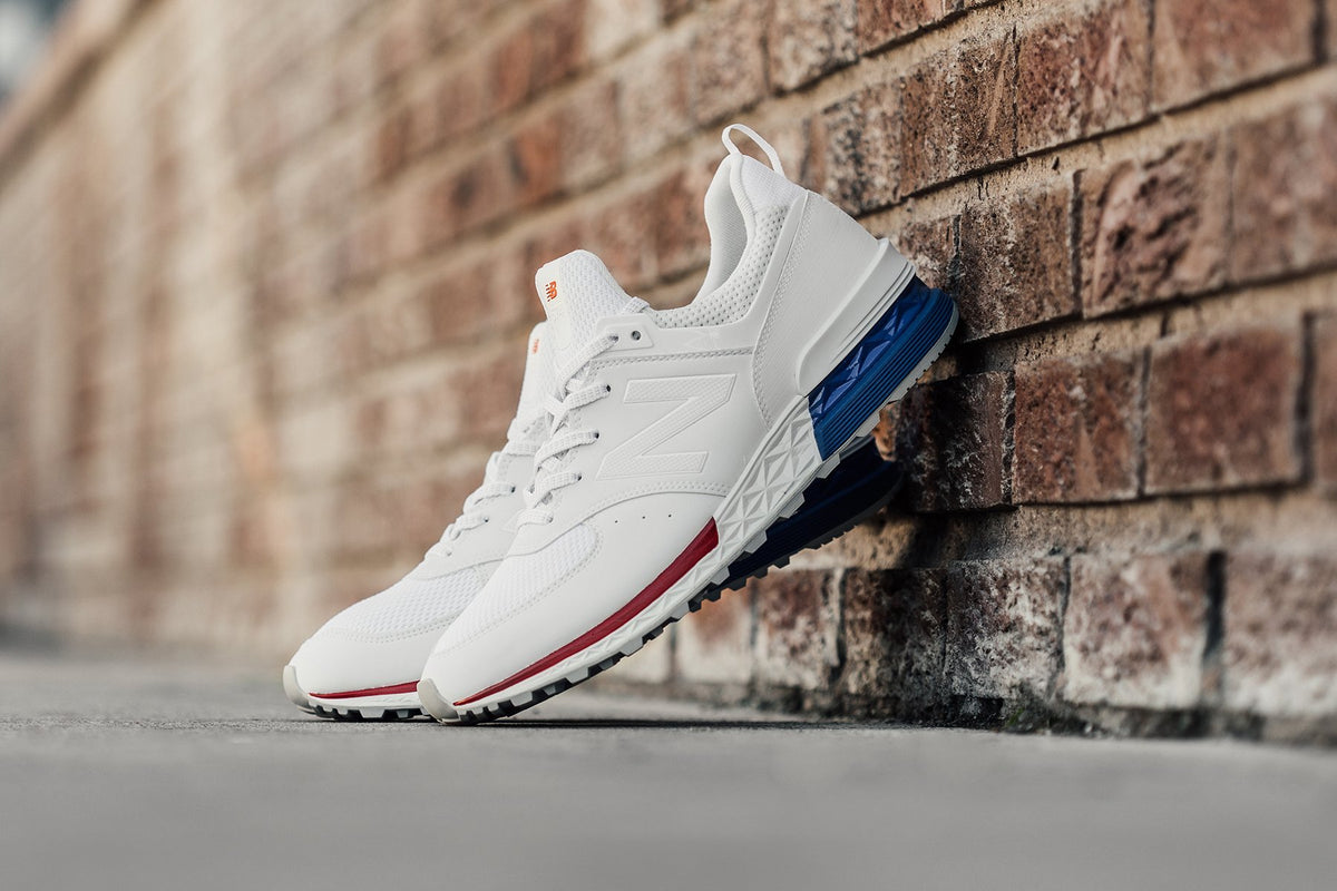 New Balance 574 'Sport' White/Blue Available Now