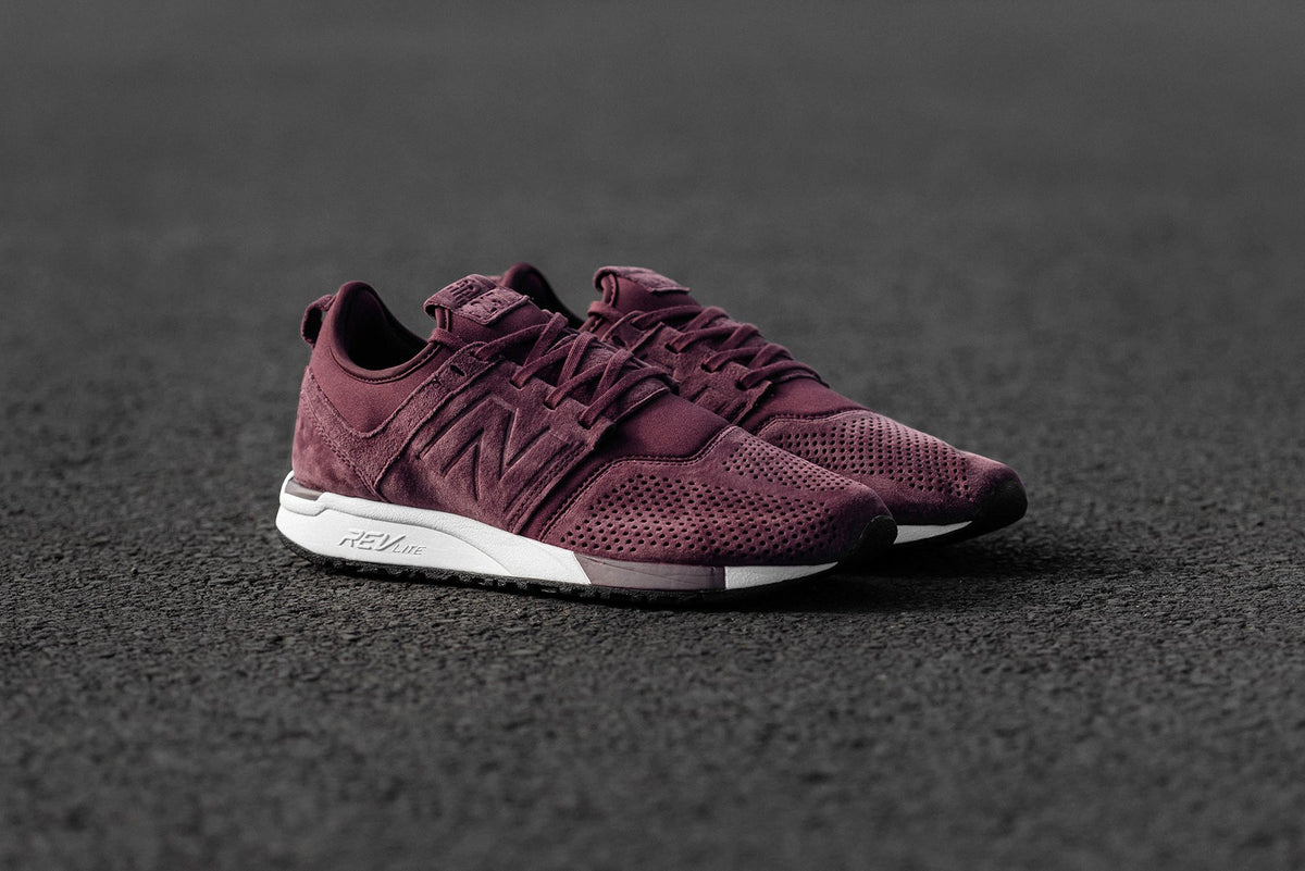 New Balance 247LR In Burgundy/White Available Now