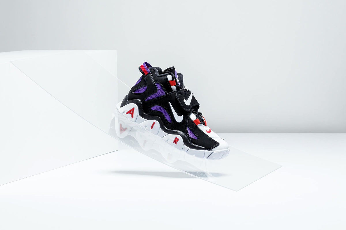 Nike Air Barrage Mid QS "Black/Cyber/Fir" Available Now
