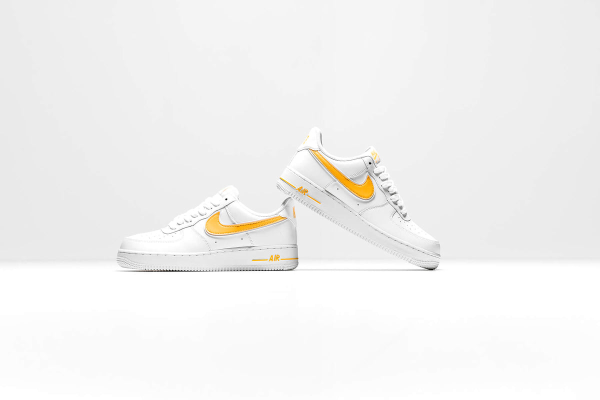 Nike Air Force 1 '07 3 "White/University Gold" Available Now