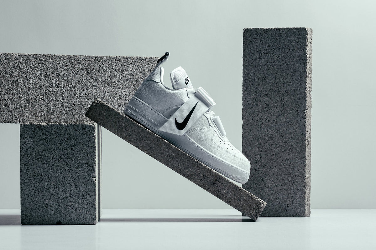 Nike Air Force 1 Utility "White/White/Black" Available Now
