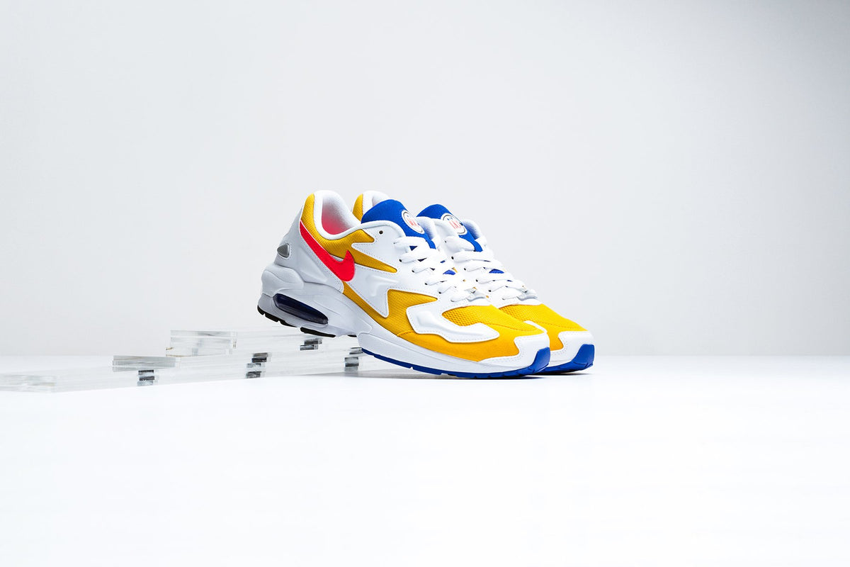 Nike Air Max 2 Light "University Gold/Flash Crimson/Racer Blue" Available Now