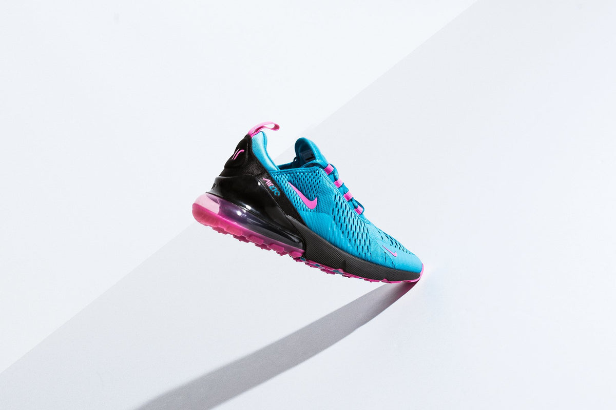 Nike Air Max 270 "Light Blue Fury/Laser Fuchsia" Available Now