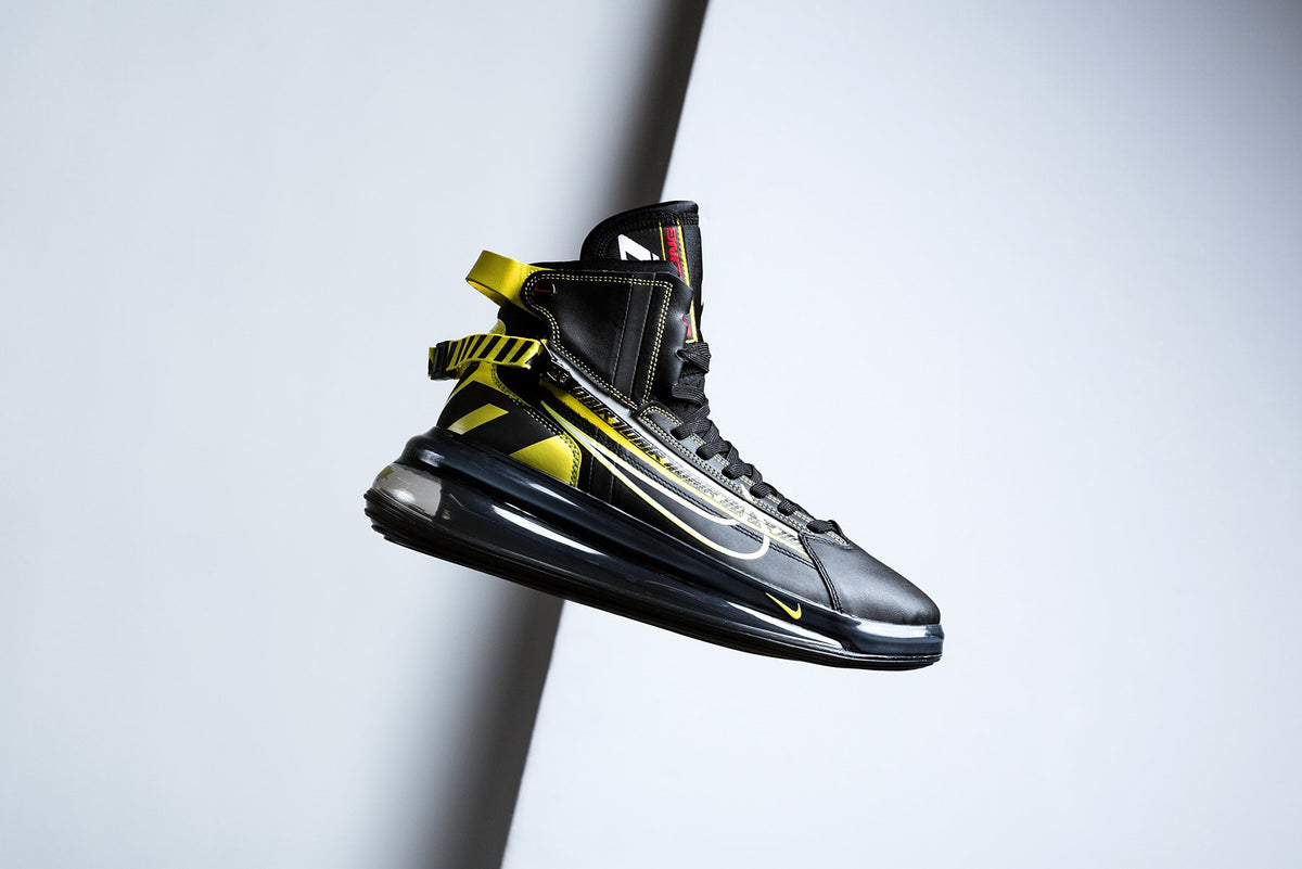 Nike Air Max 720 Satrn AS QS "Black/Dynamic Yellow/University Red" Coming Soon