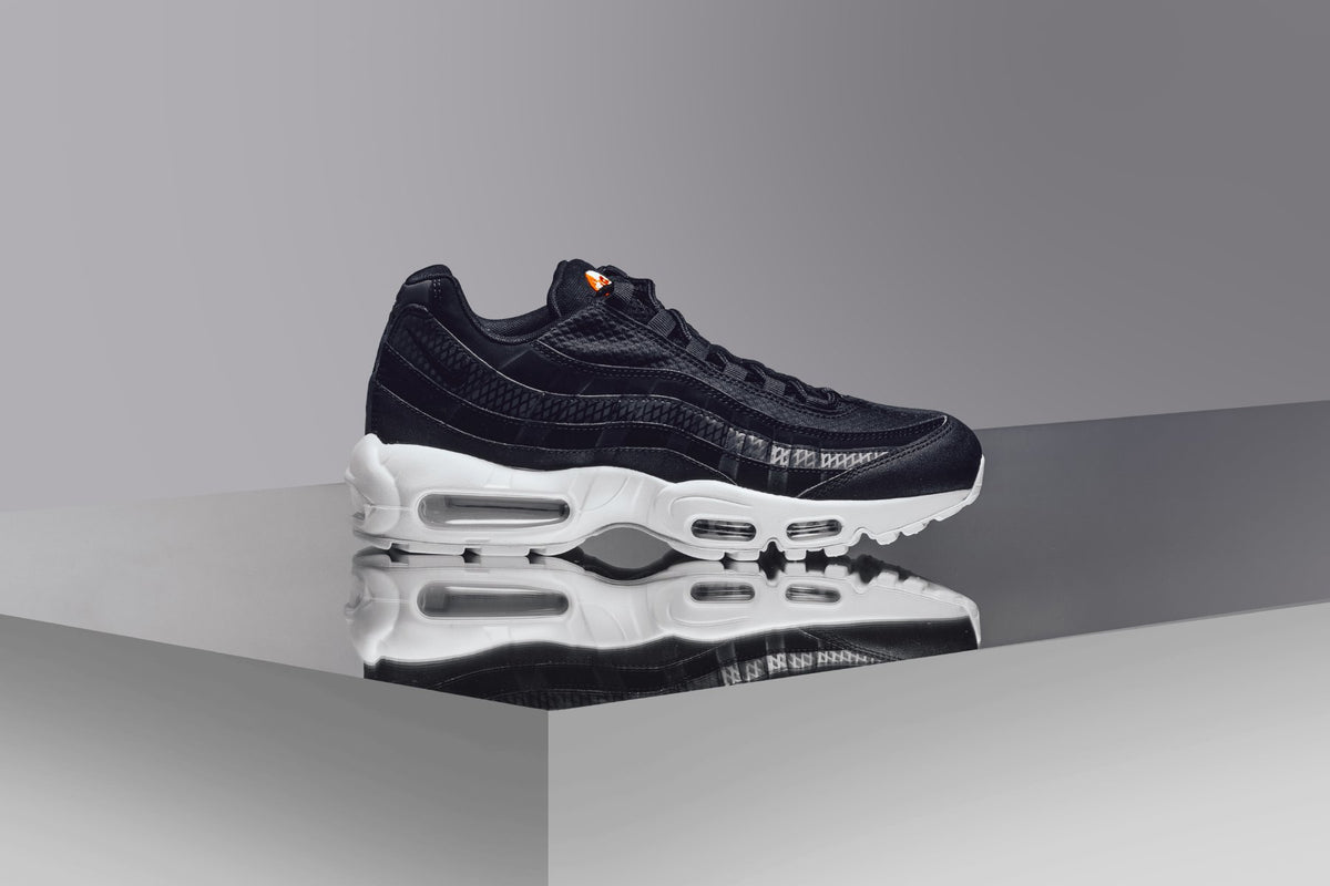 Nike Air Max 95 Premium "Black/White/Team Orange" Available Now