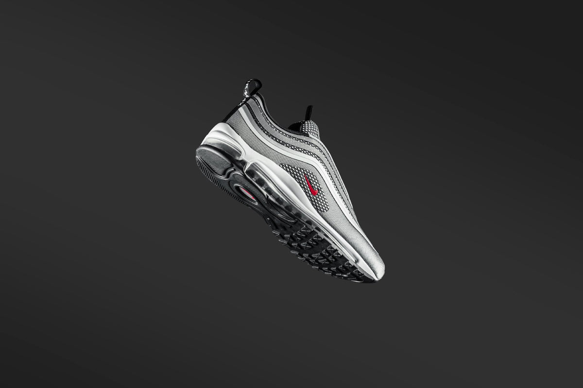 Nike Air Max 97 UL In Metallic Silver/Varsity Red/White Coming Soon