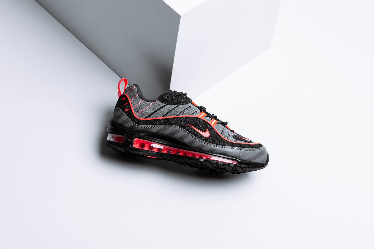 Nike Air Max 98 "Gunsmoke/Lava Glow" Coming Soon