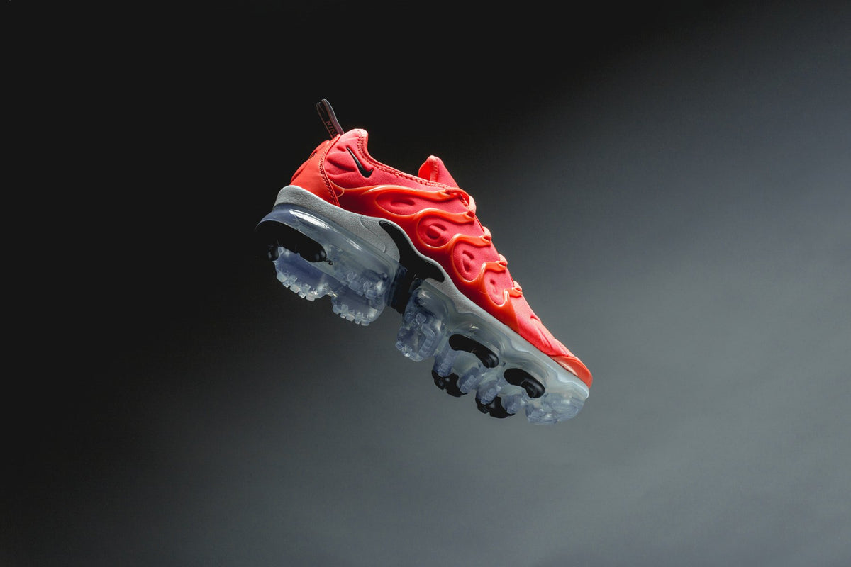 Nike Air VaporMax Plus "Bright Crimson/Black-White" Available Now