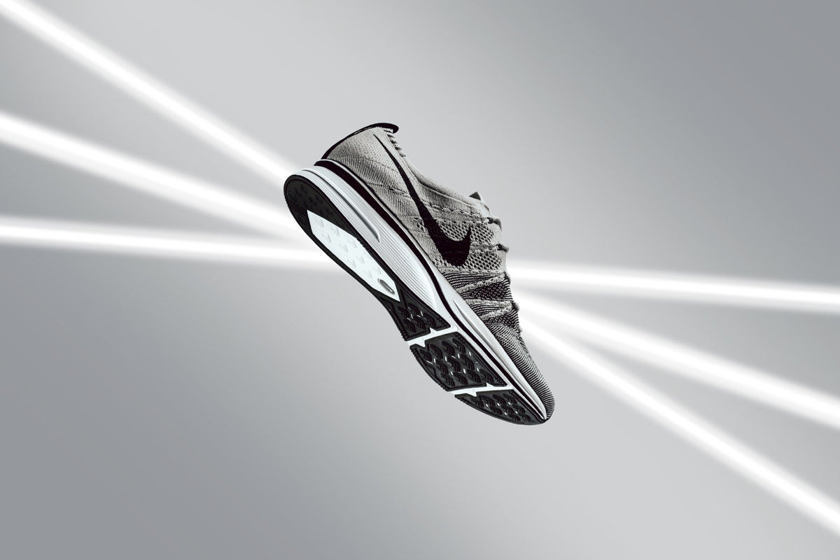 Nike Flyknit Trainer In Pale Grey/Black Coming Soon