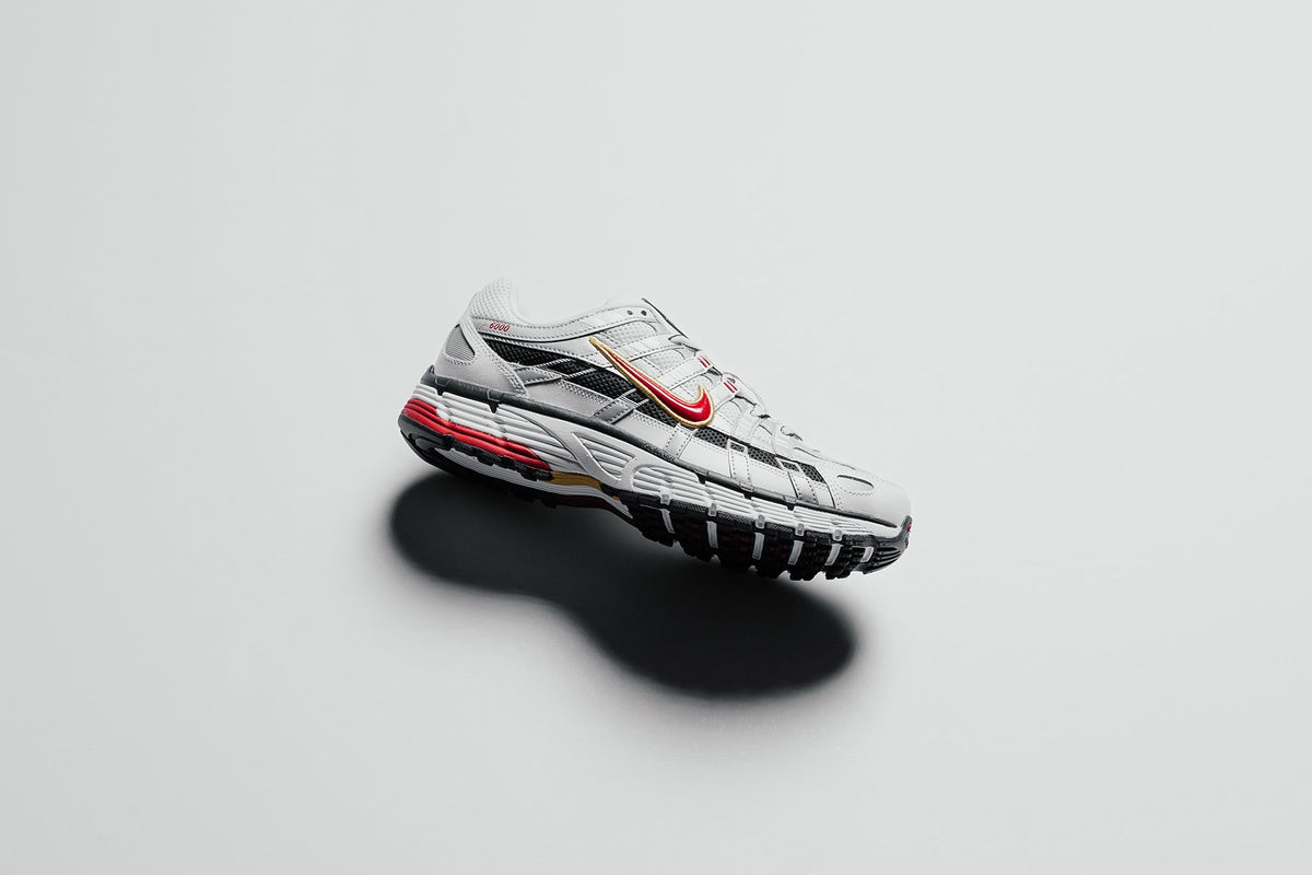 Nike P-6000 "White/Varsity Red/ Metallic Platinum" Available Now