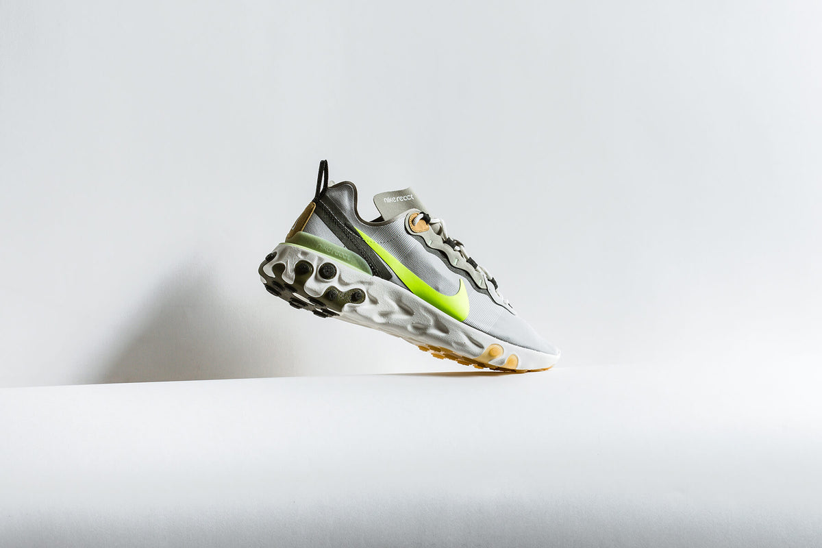 Nike React Element 55 "Spruce Aura/Volt" Available Now